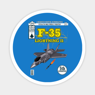 F-35 Lightning II Limited Edition Comic Magnet